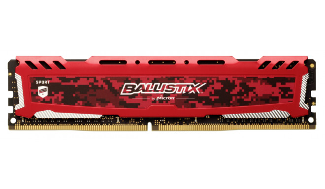 Ballistix RAM Sport LT 32GB DDR4 KIT 8GBx4 3000 DIMM 288pin red SR