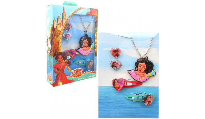 Elena of Avalor jewelry and hair accesories set