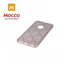 Mocco Ornament Back Case Silicone Case for Apple iPhone X / XS Rose Gold
