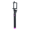 Forever JMP-100 Mini Selfie Stick with Remote Button and 3.5 mm Cable Pink