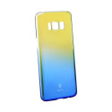 Baseus kaitseümbris Glaze Impact Samsung G955 Galaxy S8 Plus, läbipaistev/sinine