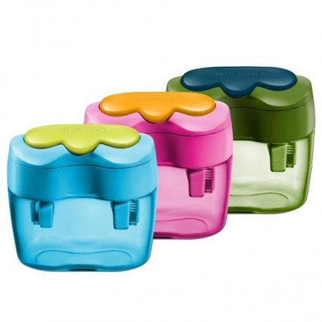 Herlitz Zīmuļu asinātājs, ergonomiski, 2 caurumi, 4 gab. Iepakojumā