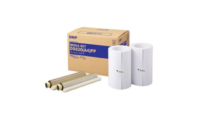 DNP Paper DMA4820 Premium 2 Rolls with 110 prints A4 for DS820