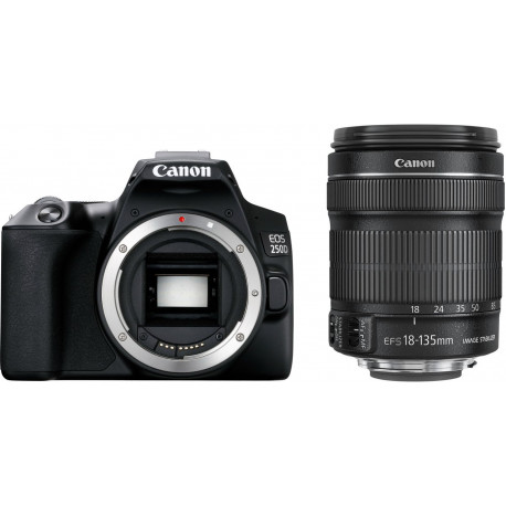 Canon EOS 250D + 18-135мм Kit, черный