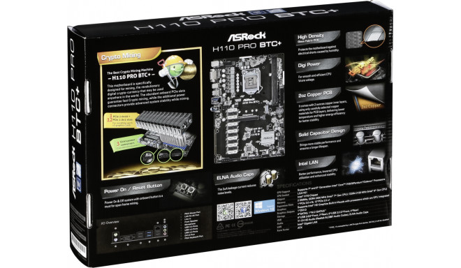 ASRock emaplaat H110 Pro BTC+ Intel 1151