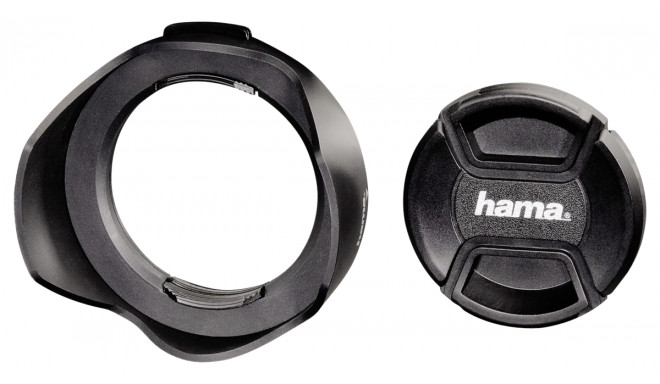 Hama lens hood + lens cap 62mm