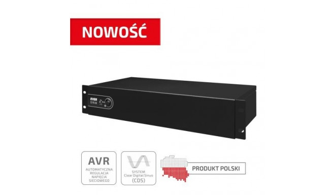 UPS EVER ECO PRO 1000 AVR CDS 19 2U