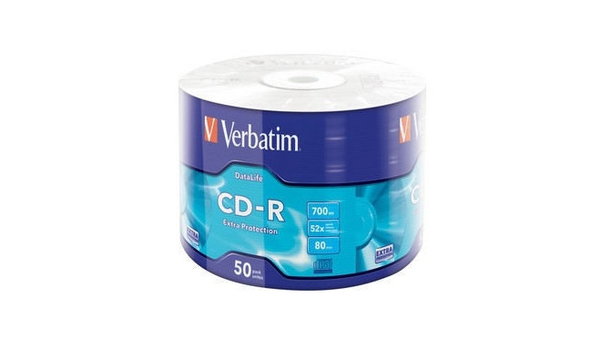 Verbatim CD-R 700MB 52x Extra Protection 50tk Soft Pack (43787)