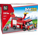 Blocks MyFireBrigade 206 pcs Fire truck