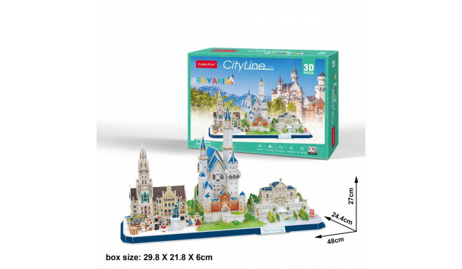 Puzzle 3D City Line Bavaria