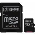 Kingston mälukaart microSDXC 128GB Canvas Select 80R CL10 UHS-I + adapter