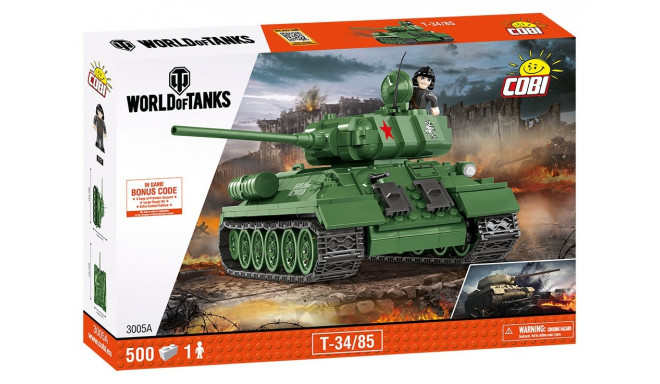 Blocks World Of Tanks T34/85