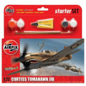Airfix mudelikomplekt Curtiss Tomahawk II b Starter Set