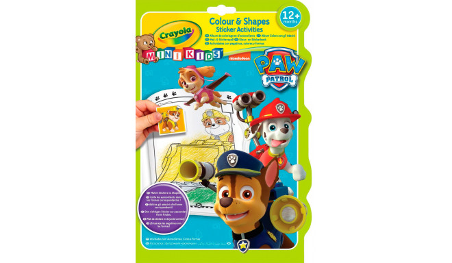 CRAYOLA Paw Patrol Раскраска с наклейками