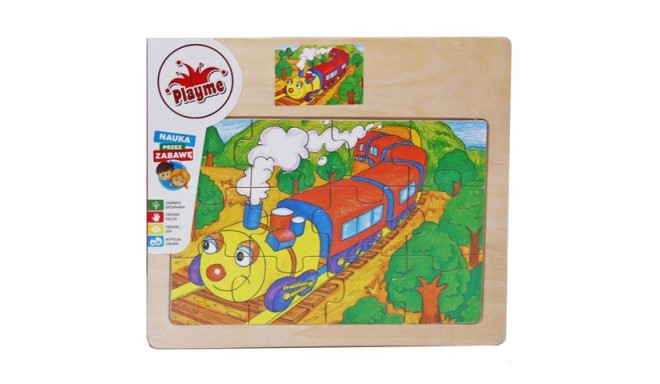 Brimarex wooden puzzle Train