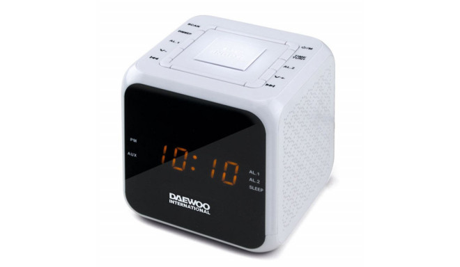 Clock-Radio Daewoo DCR-450 White