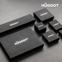 Комплект бижутерии Hûggot House с родиевым покрытием: подвеска и серьги с фианитами (45 см)