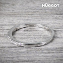 Hûggot Strand Sterling Silver Ring 925 with Zircons (17,5 mm)