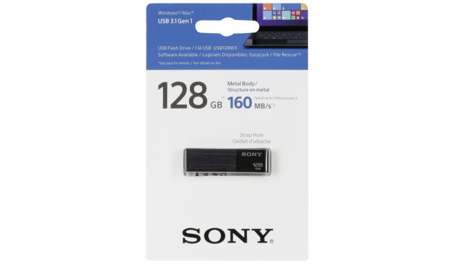 Sony Micro Vault USM-W     128GB USB 3.1 black