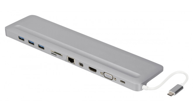 DIGITUS 12  Universal Notebook Docking Station USB Typ-C