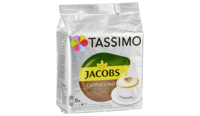 Jacobs kohvikapslid Cappuccino Classico T-Discs 8tk