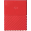 Western Digital väline kõvaketas 1TB My Passport, punane