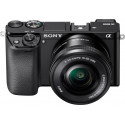 Sony a6000 + 16-50mm + 55-210mm Kit, must (avatud pakend)