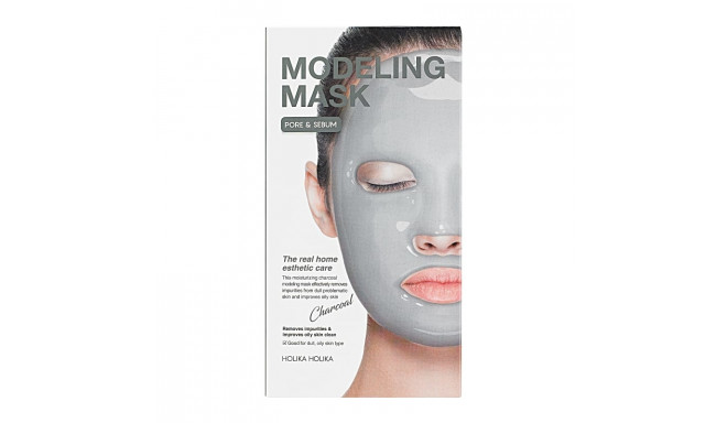 Holika Holika Альгинатная маска для лица Modeling Mask - Charcoal