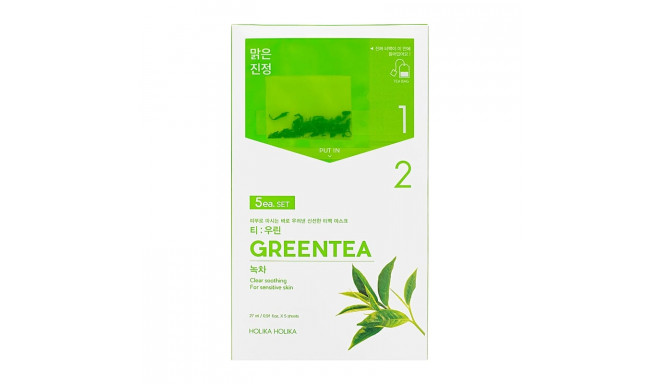 Holika Holika Instantly Brewing Tea Bag Mask - Green Tea (5 pcs)