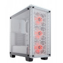 Corsair case Crystal Series 460X RGB Compact ATX Mid-Tower, WHITE