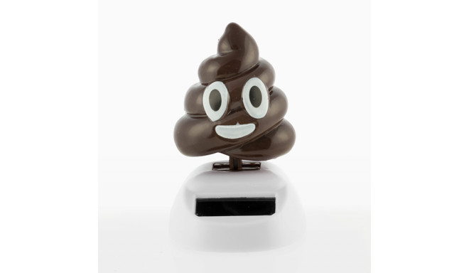  Gadget and Gifts Poo Emoticon Solar Doll