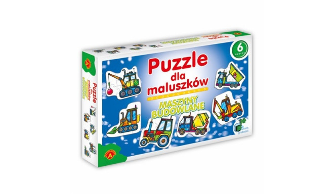 Puzzle dla Maluszków - Maszyny Budowlane