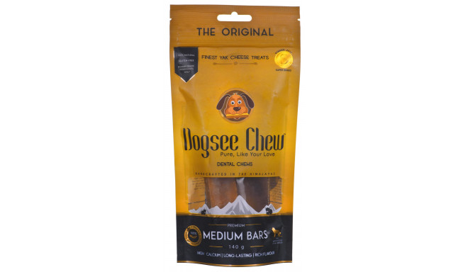Dogsee Chew Medium Bars Dog Treat Cheese 140 g
