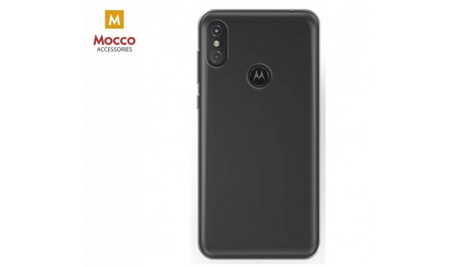 Mocco Ultra Back Case 0.3 mm Silicone Case for Motorola One / P30 Play Transparent