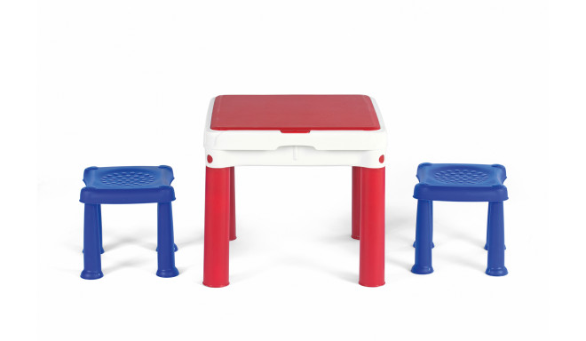 Стол для творчества CONSTRUCT, синий/красный/белый, ТМ Кетер