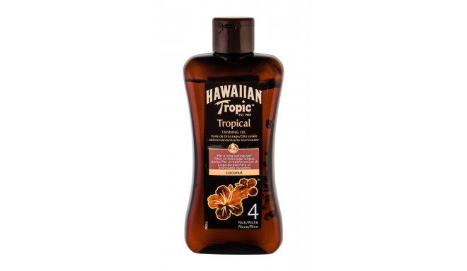 Hawaiian Tropic Tropical Tanning Oil SPF4 (200ml)