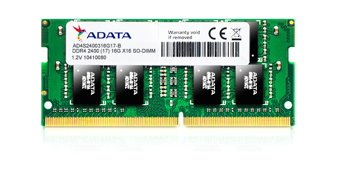 Adata RAM 8GB DDR4 2400MHz Notebook Registered