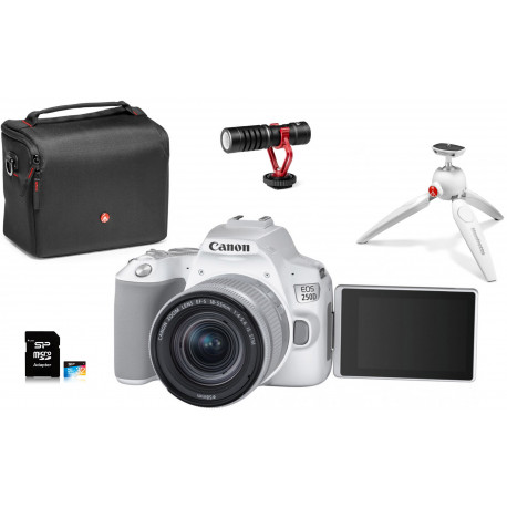 Canon EOS 250D Youtuber Kit, white
