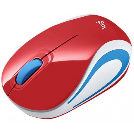 Logitech juhtmevaba hiir M187 Mini, punane