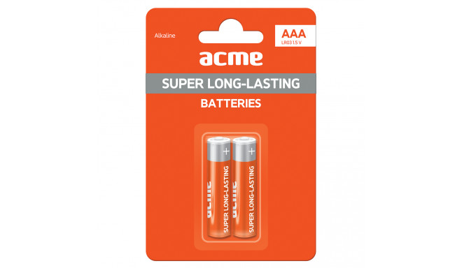 Acme battery LR03 Alkaline AAA 2pcs