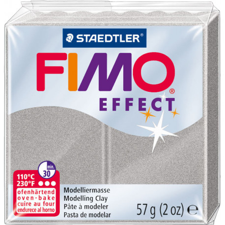 Staedtler voolimismass Fimo Effect Metallic, hõbedane