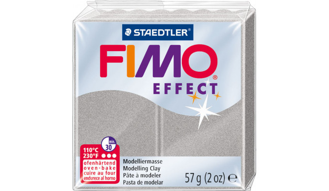 Staedtler пластилин Fimo Effect Metallic, серебристый