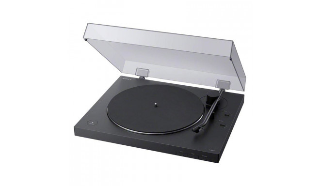 Vinüülplaadimängija Sony, bt, must