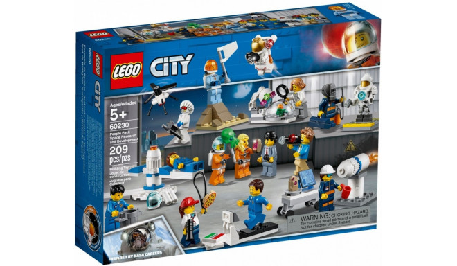 Bricks City People Pack - Space Research and Development