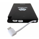Bluebiit power bank PowerCard 5000mAh microUSB/Lightning/USB-C, black