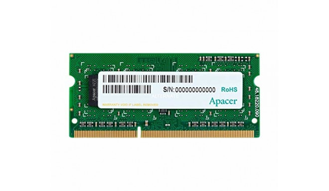 Apacer RAM SO-DIMM 4GB DDR3-1333 AS04GFA33C9QBGC