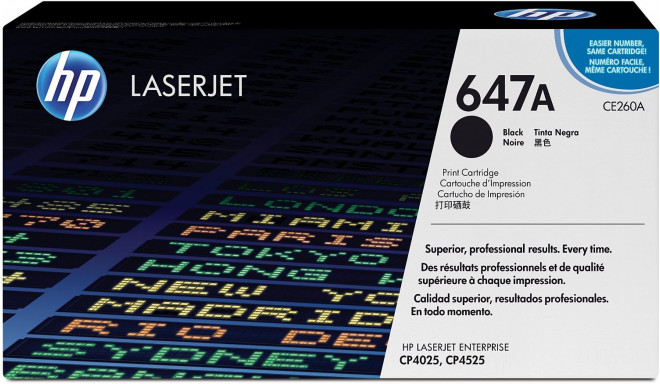 HP Toner Black 17000 pages CE260A