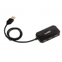 Natec USB Hub 4-port Locust, black