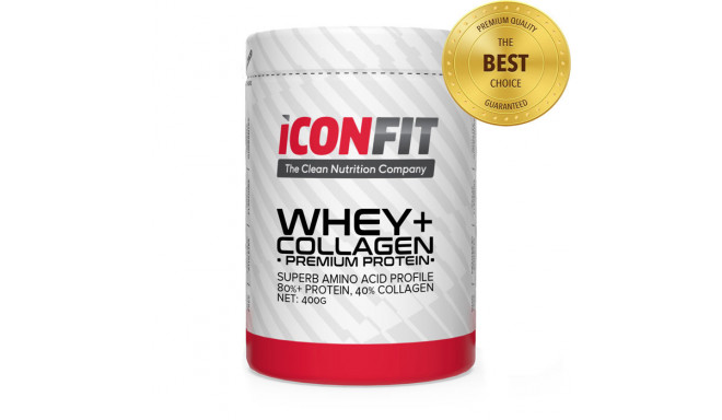 ICONFIT WHEY+Collagen šokolaad 400 g
