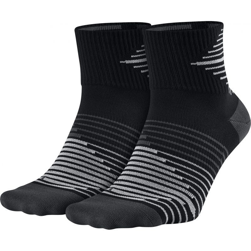 Training socks Nike Performance Lightweight Quarter Sock 2pak SX5198 010 Socks Photopoint.lv